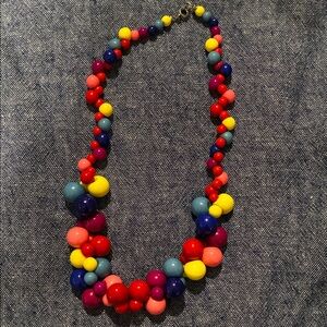 Colorful Multi-Bead Statement Necklace